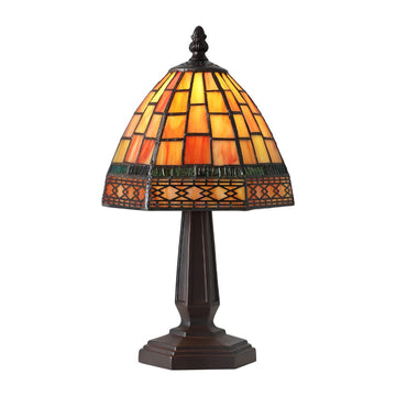 Carter Tiffany Style 12" LED Table Lamp - JONATHAN Y